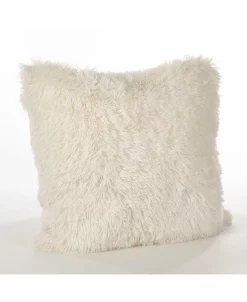 Saro Lifestyle Juneau Classic Faux Fur Throw Pillow, 18 X 18 -Chic Home Shop 14831970 fpx