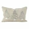 Saro Lifestyle Ver Christmas Tree Trio Decorative Pillow, 12 X 18