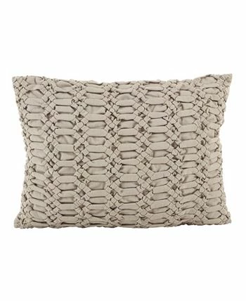Saro Lifestyle Mocked Decorative Pillow, 14 X 20 3 Saro Lifestyle Mocked Decorative Pillow, 14 X 20 - Image 3
