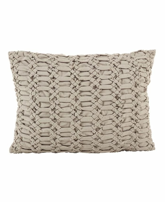 Saro Lifestyle Mocked Decorative Pillow, 14 X 20 1 Saro Lifestyle Mocked Decorative Pillow, 14 X 20