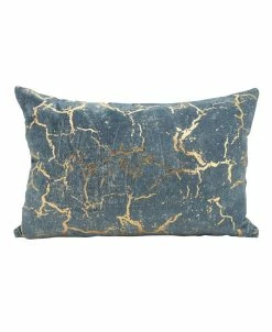 Saro Lifestyle Foil Fragment Decorative Pillow, 12 X 18