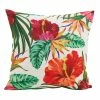 Saro Lifestyle Island Palms Statement Decorative Pillow, 18 X 18