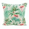 Saro Lifestyle Flamingo Island Statement Decorative Pillow, 18 X 18