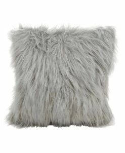 Saro Lifestyle Ng Haired Faux Fur Decorative Pillow, 18 X 18