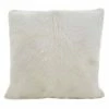 Saro Lifestyle Glam Goat Fur Decorative Pillow, 20 X 20