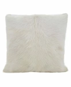 Saro Lifestyle Glam Goat Fur Decorative Pillow, 20 X 20