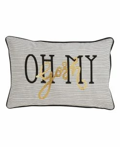 Saro Lifestyle Oh My Gosh Decorative Pillow, 12 X 18