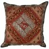 Saro Lifestyle Handmade Sari Sitara Decorative Pillow, 26 X 26