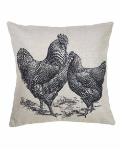 Saro Lifestyle Rooster Decorative Pillow, 18 X 18