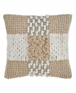 Saro Lifestyle Moroccan Cross Decorative Pillow, 18 X 18