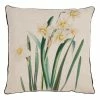 Saro Lifestyle Daffodil Printed Decorative Pillow, 18 X 18