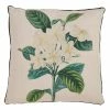 Saro Lifestyle Gardenia Printed Decorative Pillow, 18 X 18