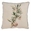 Saro Lifestyle Botanical Podocarpus Printed Decorative Pillow, 18 X 18