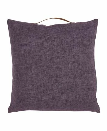 Saro Lifestyle Handle Chenille Decorative Pillow, 18 X 18 5 Saro Lifestyle Handle Chenille Decorative Pillow, 18 X 18 - Image 5