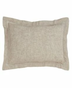Saro Lifestyle Hemstitch Trimmed Decorative Pillow, 14 X 20