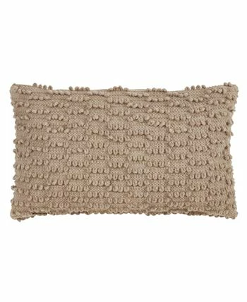 Saro Lifestyle Nubby Decorative Pillow, 12 X 20 5 Saro Lifestyle Nubby Decorative Pillow, 12 X 20 - Image 5