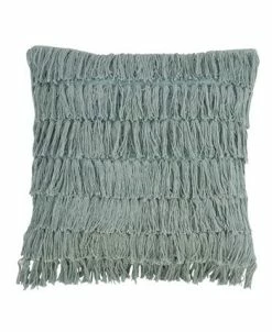 Saro Lifestyle Woven Fringes Decorative Pillow, 18 X 18 -Chic Home Shop 14832614 fpx