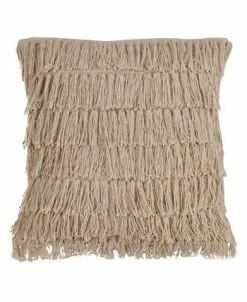 Saro Lifestyle Woven Fringes Decorative Pillow, 18 X 18 -Chic Home Shop 14832615 fpx