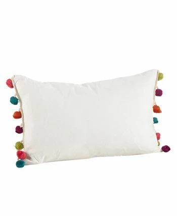 Saro Lifestyle Hello Gorgeous Tassel Trim Decorative Pillow, 12 X 18 2 Saro Lifestyle Hello Gorgeous Tassel Trim Decorative Pillow, 12 X 18 - Image 2