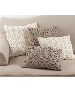 Saro Lifestyle Mocked Decorative Pillow, 14 X 20 10 Saro Lifestyle Mocked Decorative Pillow, 14 X 20 -Chic Home Shop 14839609 fpx