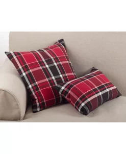 Saro Lifestyle Tartan Plaid Pattern Decorative Pillow, 12 X 20 -Chic Home Shop 14839681 fpx