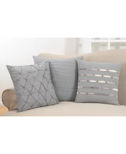 Saro Lifestyle Button Work Throw Pillow, 18 X 18 -Chic Home Shop 14839829 fpx