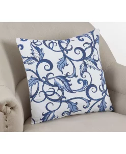 Saro Lifestyle Crolling Vines Decorative Pillow, 18 X 18 -Chic Home Shop 14839991 fpx