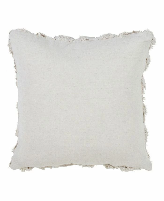 Saro Lifestyle Rose Texture Decorative Pillow, 17 X 17 4 Saro Lifestyle Rose Texture Decorative Pillow, 17 X 17 - Image 4