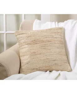 Saro Lifestyle Jute Accent Decorative Pillow, 18 X 18 -Chic Home Shop 14840530 fpx