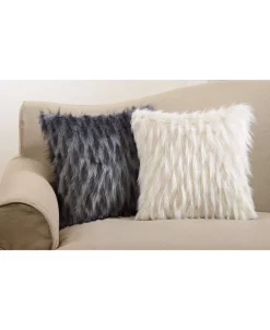 Saro Lifestyle Faux Fur Decorative Pillow, 18 X 18 -Chic Home Shop 14840681 fpx