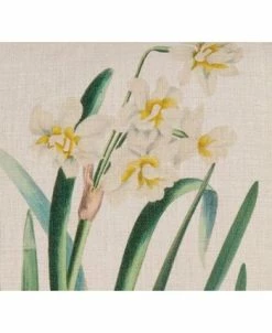 Saro Lifestyle Daffodil Printed Decorative Pillow, 18 X 18 -Chic Home Shop 14840758 fpx