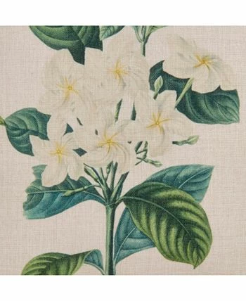 Saro Lifestyle Gardenia Printed Decorative Pillow, 18 X 18 3 Saro Lifestyle Gardenia Printed Decorative Pillow, 18 X 18 - Image 3