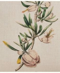 Saro Lifestyle Botanical Podocarpus Printed Decorative Pillow, 18 X 18 -Chic Home Shop 14840772 fpx