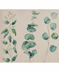 Saro Lifestyle Eucalyptus Printed Decorative Pillow, 18 X 18 -Chic Home Shop 14840775 fpx