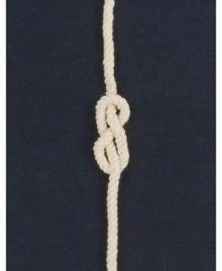 Saro Lifestyle Double Knot Rope Decorative Pillow, 20 X 20 -Chic Home Shop 14840902 fpx