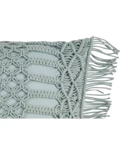 Saro Lifestyle Macrame Decorative Pillow, 18 X 18 -Chic Home Shop 14841061 fpx