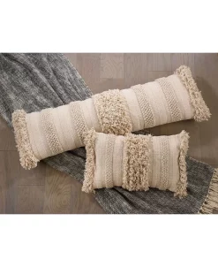 Saro Lifestyle Fringe Striped Decorative Pillow, 12 X 20 8 Saro Lifestyle Fringe Striped Decorative Pillow, 12 X 20 -Chic Home Shop 14841112 fpx