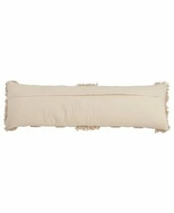 Saro Lifestyle Fringe Striped Decorative Pillow, 12 X 40 -Chic Home Shop 14841116 fpx