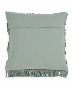 Saro Lifestyle Woven Fringes Decorative Pillow, 18 X 18 -Chic Home Shop 14841130 fpx