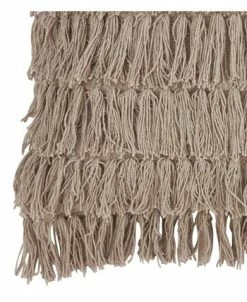 Saro Lifestyle Woven Fringes Decorative Pillow, 18 X 18 -Chic Home Shop 14841137 fpx