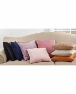 Saro Lifestyle Pinsonic Velvet Decorative Pillow, 18 X 18 -Chic Home Shop 14841153 fpx