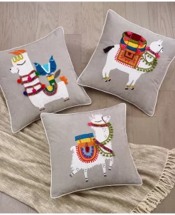 Saro Lifestyle Ma Embroidered Decorative Pillow, 18 X 18 -Chic Home Shop 14841188 fpx