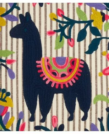 Saro Lifestyle Ma Embroidered Polyester Filled Decorative Pillow, 18 X 18 3 Saro Lifestyle Ma Embroidered Polyester Filled Decorative Pillow, 18 X 18 - Image 3