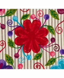 Saro Lifestyle Ge Petal Embroidered Decorative Pillow, 18 X 18 -Chic Home Shop 14841225 fpx