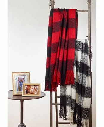Saro Lifestyle Buffalo Plaid Throw 2 Saro Lifestyle Buffalo Plaid Throw - Image 2