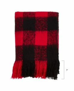 Saro Lifestyle Buffalo Plaid Throw