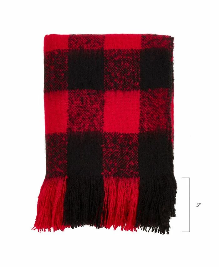 Saro Lifestyle Buffalo Plaid Throw 1 Saro Lifestyle Buffalo Plaid Throw