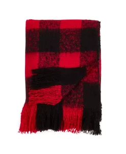 Saro Lifestyle Buffalo Plaid Throw 8 Saro Lifestyle Buffalo Plaid Throw -Chic Home Shop 14872895 fpx