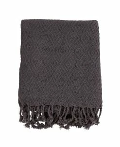 Saro Lifestyle Diamond Weave Throw