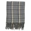 Saro Lifestyle Plaid Throw